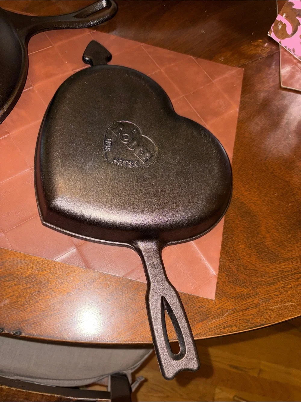 Lodge America’s 250th Anniversary & Small Heart Shape Cast Iron Skillet NWT